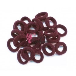 Elastice pentru codite Cod EL033CC, set 25 bucati Visinii